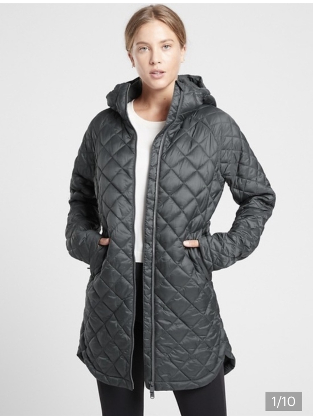 Athleta Whisper Featherless Parka Large